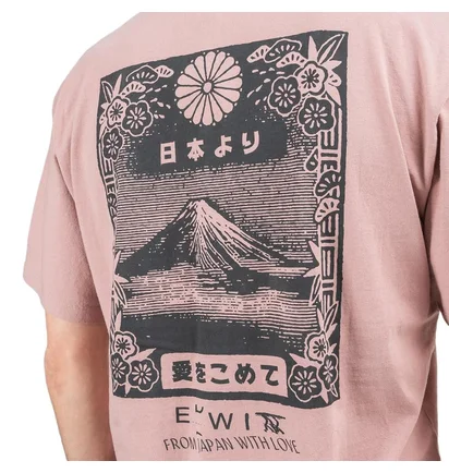 Edwin From MT Fuji TS Cotton Single Jersey (Pfirsich)
