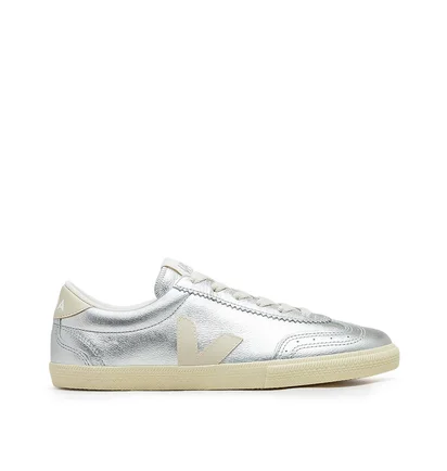 Veja Volley Leather (Silber / Beige)