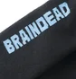 Brain Dead Striped Logo Socks (Schwarz / Tan / Pink)