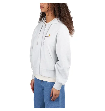 Carhartt WIP W' Hooded American Script Jacket (Grau)