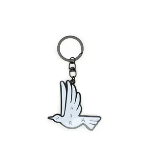 Parra Static Flight Key Chain (Weiß / Schwarz)