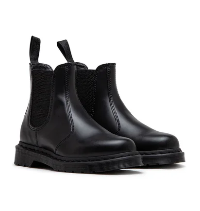 Dr. Martens 2976 Mono Smooth Leather Chelsea Boots (Schwarz)