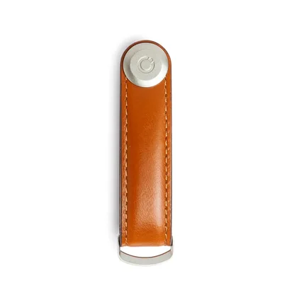 Orbitkey Leather Key Organiser (Hellbraun)