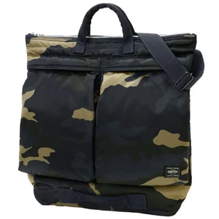 Porter by Yoshida Counter Shade Helmet Bag (Woodland Khaki)