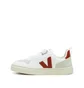 Veja Kids V-10 Velcro CWL (Weiß / Rot)