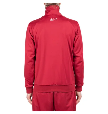 adidas x Human Made Firebird Track Jacket (Rot / Grau)