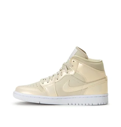 Air Jordan WMNS 1 Mid SE (Beige / Gelb)