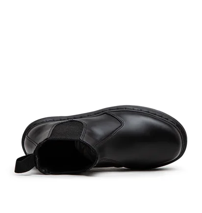Dr. Martens 2976 Mono Smooth Leather Chelsea Boots (Schwarz)