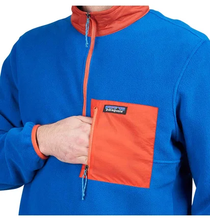 Patagonia Microdini 1/2-Zip Fleece Pullover (Blau)