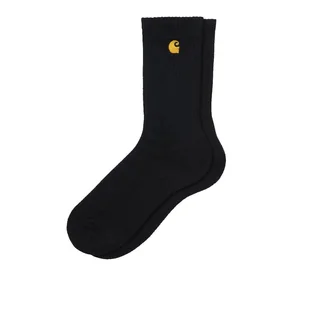 Carhartt WIP Chase Socks (Schwarz / Gold) – Carhartt WIP