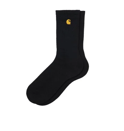 Carhartt WIP Chase Socks (Schwarz / Gold) – Carhartt WIP