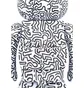 Medicom 1000% Keith Haring #4 Be@rbrick Toy