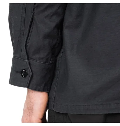 Neighborhood Combat LS Shirt (Schwarz / Oliv)