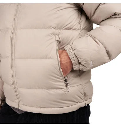 The North Face Hydrenalite Down Hoodie Jacket (Beige)