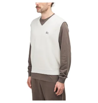 Stüssy Fleece Vest (Cream)