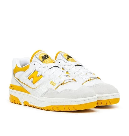 New Balance BB 550 LA (Weiß / Gelb)