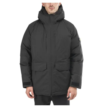 Stone Island Ripstop Gore-Tex Down Jacket (Schwarz)