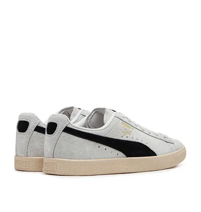Puma Clyde Hairy Suede (Grau / Schwarz)