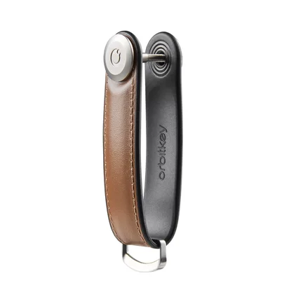 Orbitkey Hybrid Leather Key Organiser (Braun)