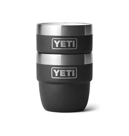 Yeti Rambler 4oz Stackable Cups (Schwarz / Silber)