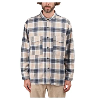Edwin Big Shirt Longsleeve (Grau / Beige)