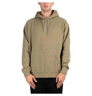 Pop Trading Company Logo Hooded Sweat (Oliv)