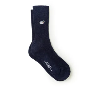 Edmmond Studios Duck Patch Socks (Navy)