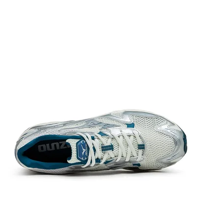 Mizuno Wave Rider 10 (Beige / Silber / Blau)