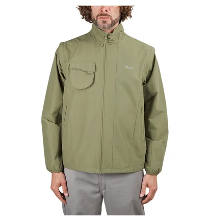 Dime Hiking Zip-Off Sleeves Jacket (Oliv)