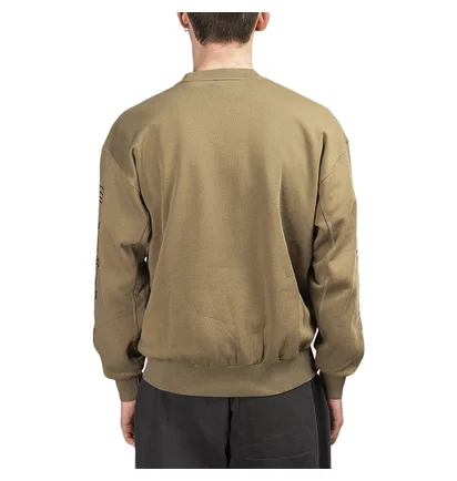Aries Column Crewneck Sweatshirt (Khaki / Schwarz)