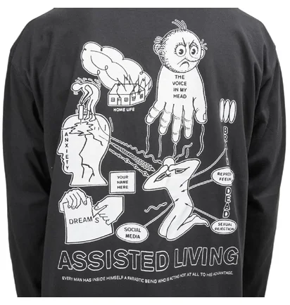 Brain Dead Struggles Longsleeve (Schwarz)