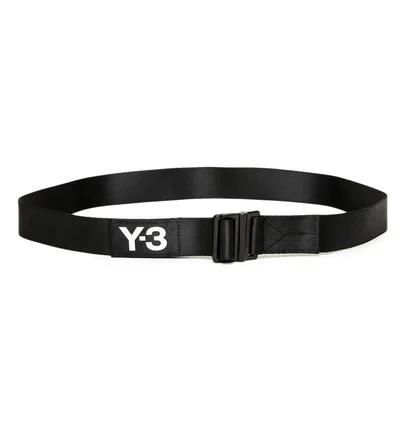 adidas Y-3 Classic Logo Belt (Schwarz)