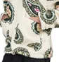 Obey Paisley Sherpa Jacket (Beige / Multi)