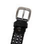 Dime Braided Leather Belt (Schwarz)
