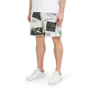 Aries Trasher Board Shorts (Weiß)