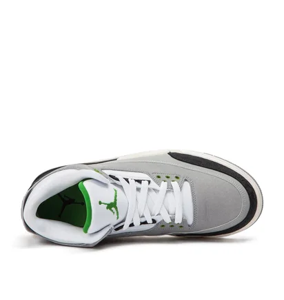 Air Jordan 3 Retro ''Chlorophyll'' (Grau)