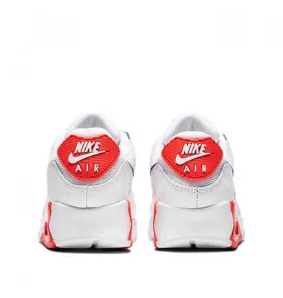 Nike WMNS Air Max 90 (Weiß / Blau / Orange)