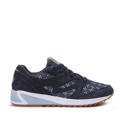 Saucony x UP THERE GRID 8000 'SASHIKO' (Navy)