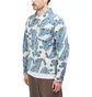 Stüssy Big Paisley Full Zip Sherpa Jacket (Beige / Blau)