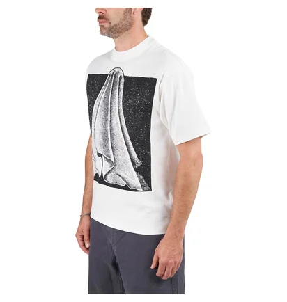 The Trilogy Tapes TTT Drapery T-Shirt (Weiss / Schwarz)