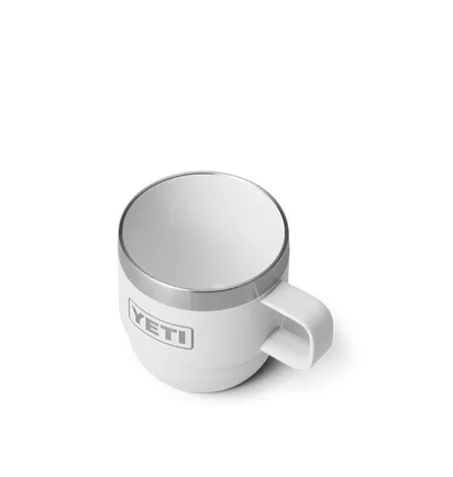 Yeti Rambler 6oz (177ml) Stackable Mugs (Weiß / Silber)