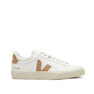 Veja WMNS Campo Winter Chromefree Leather (Weiss / Braun)