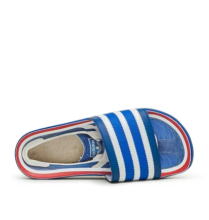 adidas Adilette Premium 'SL 72' (Blau / Weiß)