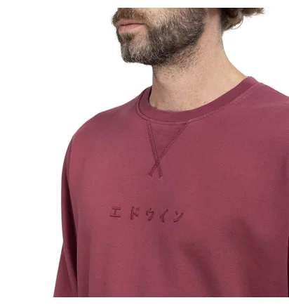 Edwin Katakana Sweat (Pflaume)