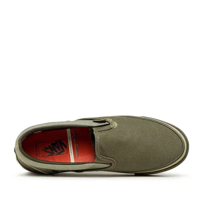 Vans Vault x Nigel Cabourn UA OG Classic Slip-On LX (Oliv)