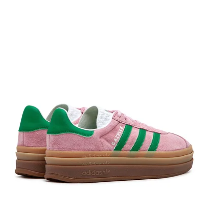adidas WMNS Gazelle Bold (Rosa / Grün / Gum)