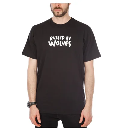 Raised by Wolves Tag Logo T-Shirt (Schwarz)