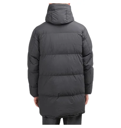 Snow Peak Recycled Nylon Ripstop Down Coat (Schwarz)