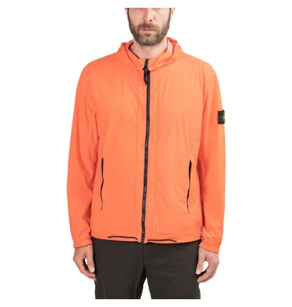Stone Island Skin Touch Nylon-TC Packable Jacket (Orange)