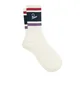 Parra Striper Logo Crew Socks (Weiß / Multi)